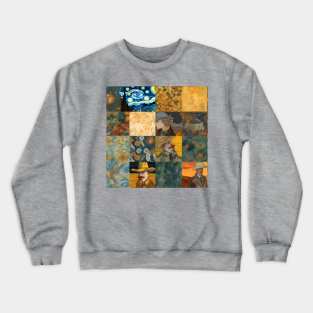 Van Gogh Paintings Mashup Crewneck Sweatshirt